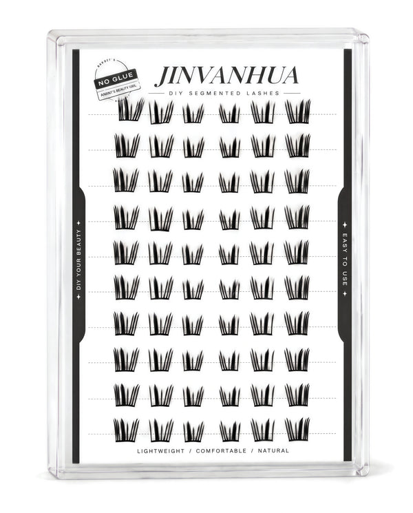 JINYANHUA Fluttering Chime Lashes Glue-free cluster lashes