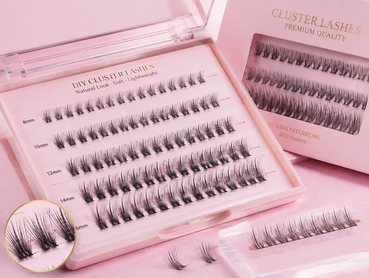 How to Source Cluster Eyelashes Wholesale？