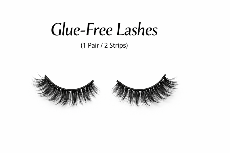 Glue-free Lashes (1 Pair / 2 Strips)