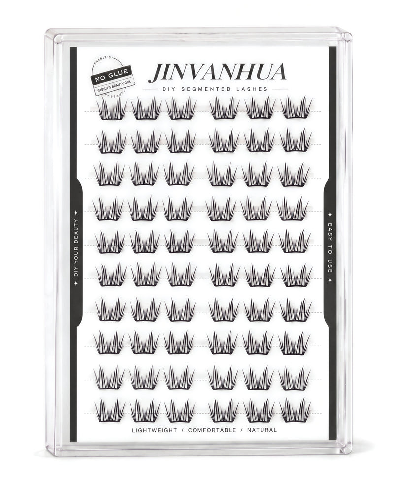 JINYANHUA Dandelion Wispy Lashes Glue-free cluster lashes