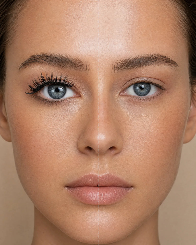 Voluminous Magnetic False Eyelashes - Waterproof, Reusable & Easy 3-Second Application