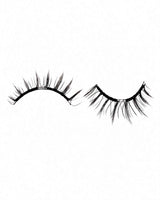 Premium magnetic false eyelashes on white background from JINYANHUA