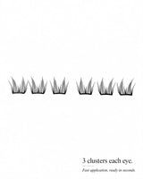 JINYANHUA Dandelion Wispy Lashes Glue-free cluster lashes