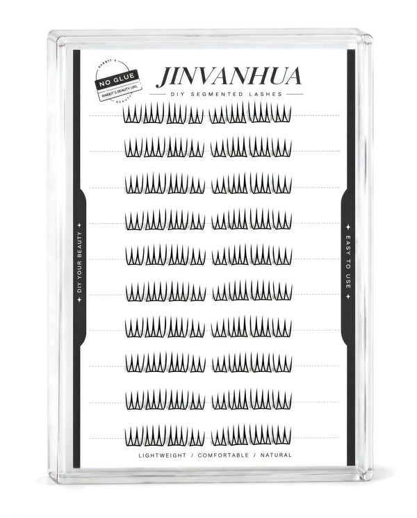 JINYANHUA Defined Spiky Lashes Glue-free cluster lashes