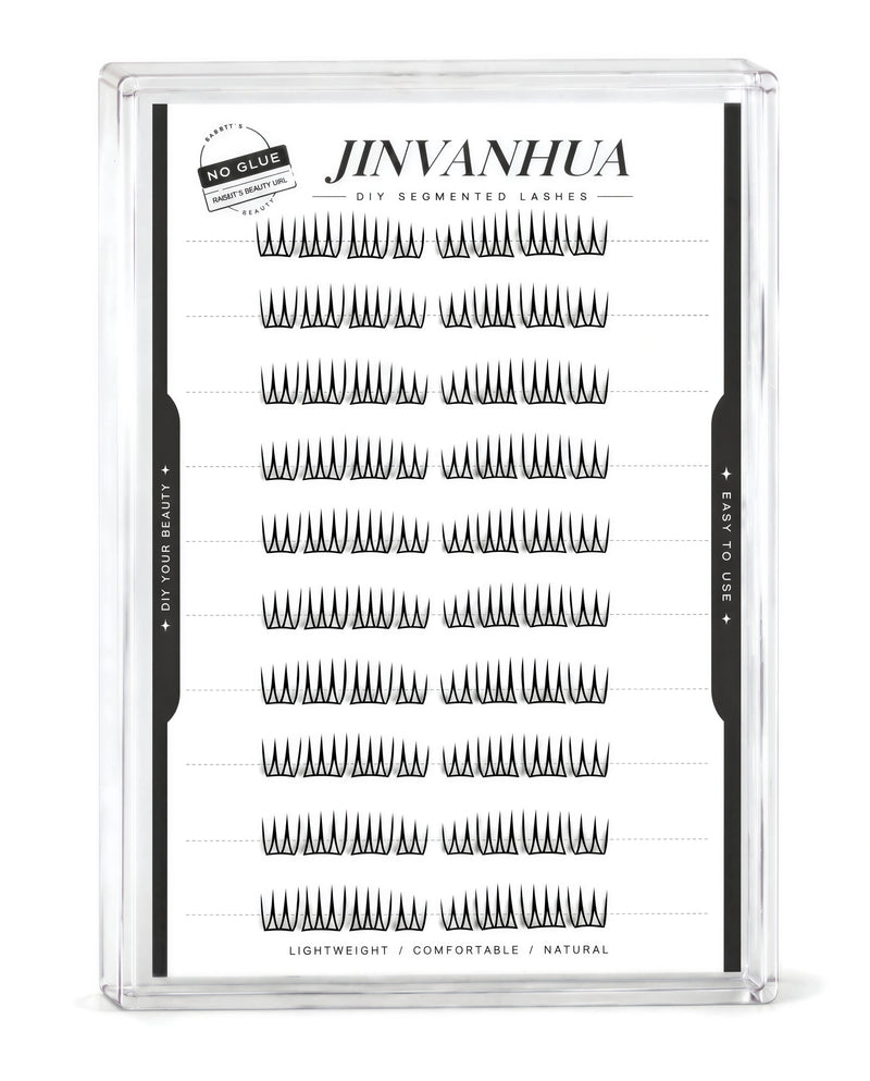 JINYANHUA Defined Spiky Lashes Glue-free cluster lashes