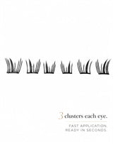 JINYANHUA Fluttering Chime Lashes Glue-free cluster lashes