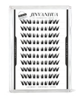JINYANHUA Fox Eye Nine-Tailed Lashes Glue-free cluster lashes
