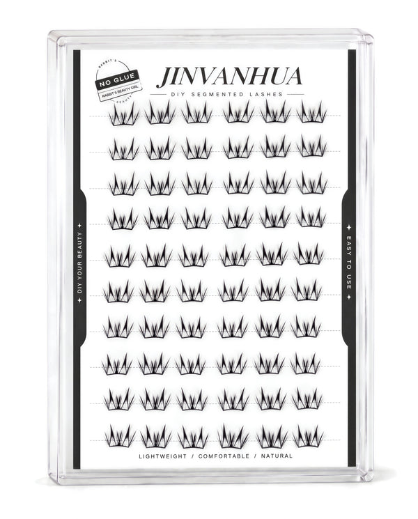 JINYANHUA Bambi Lashes Glue-free cluster lashes