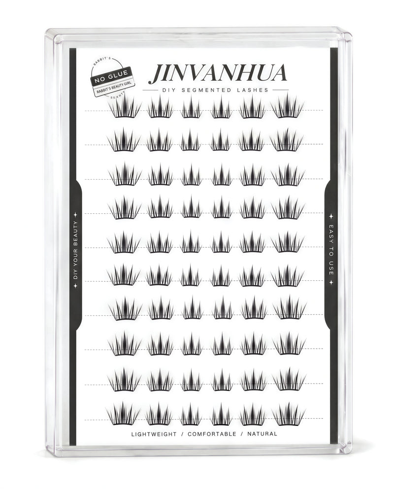 JINYANHUA Camellia Lashes Glue-free cluster lashes