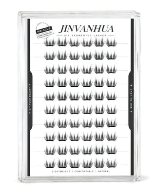 JINYANHUA Cat Eye Lashes Glue-free cluster lashes