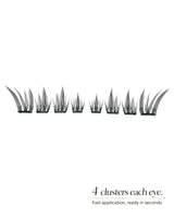 JINYANHUA Cat Princess Glue-free cluster lashes
