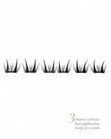 JINYANHUA Fawn Eyelashes Glue-free cluster lashes