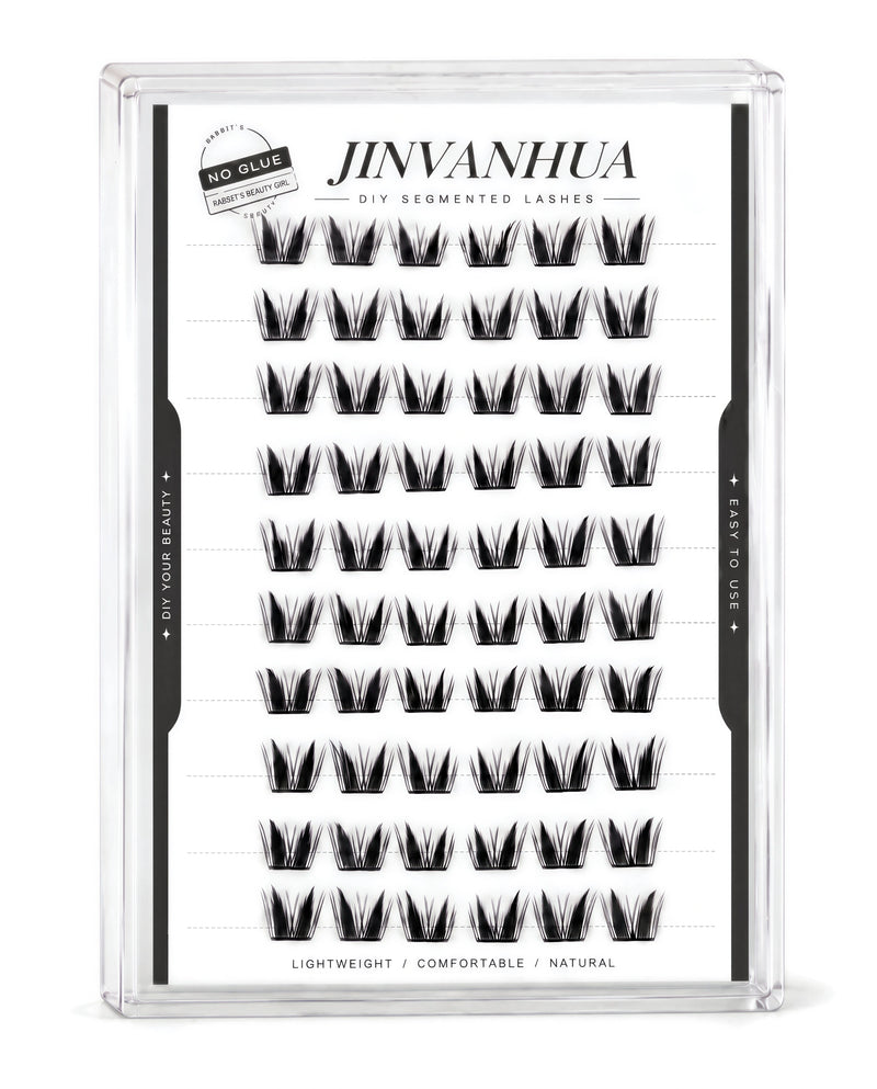 JINYANHUA SPIKE TEASE Glue-free cluster lashes