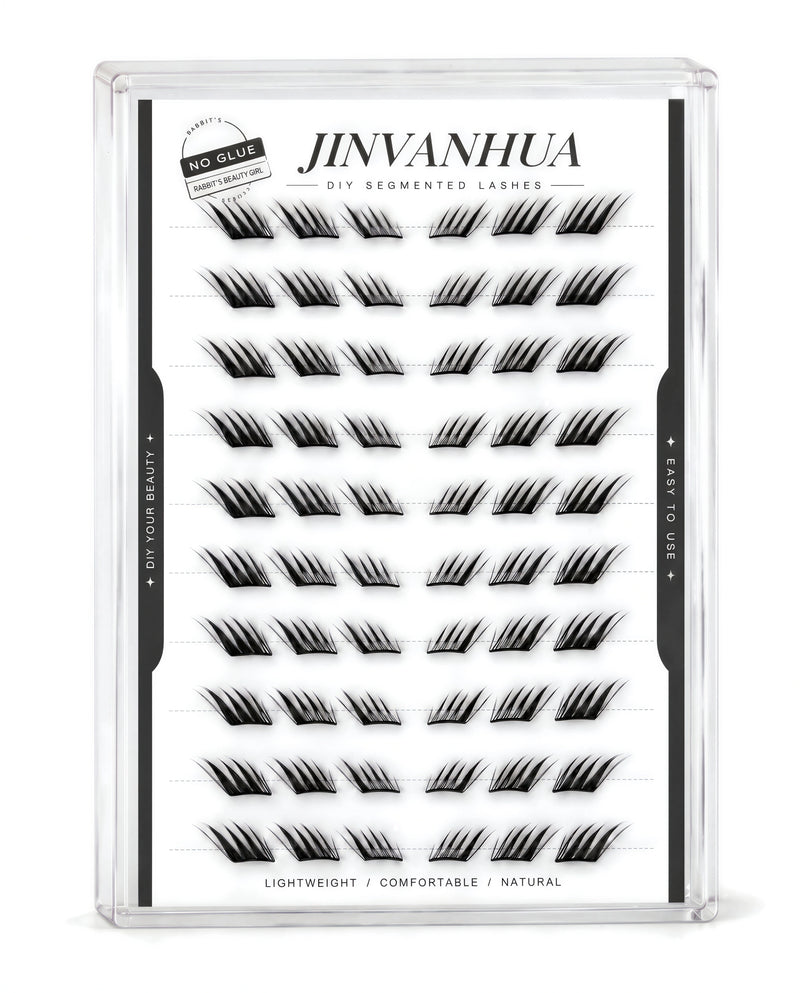JINYANHUA StarlitTip Glue-free cluster lashes