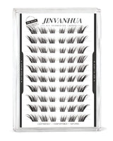 JINYANHUA Vixen · Featherlight Glue-free cluster lashes
