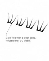 JINYANHUA Natural Spiky Lashes Glue-free cluster lashes