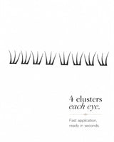 JINYANHUA Natural Spiky Lashes Glue-free cluster lashes