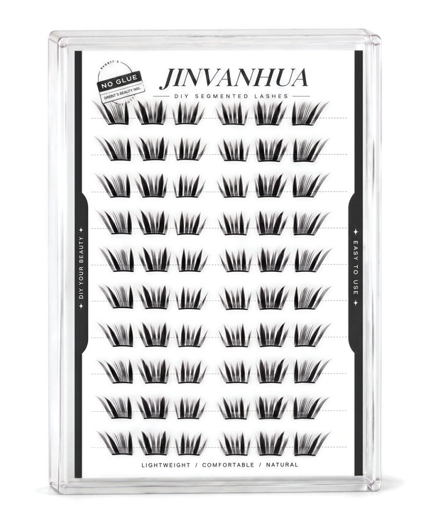JINYANHUA Nobuko False Eyelashes Glue-free cluster lashes
