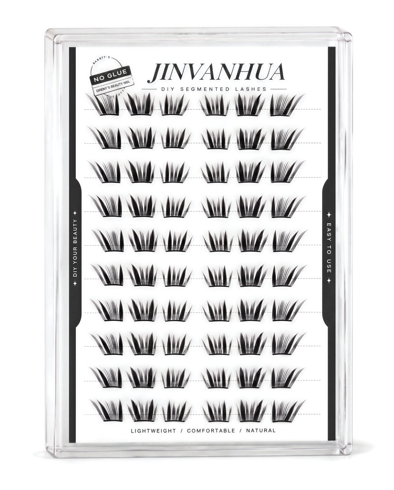 JINYANHUA Nobuko False Eyelashes Glue-free cluster lashes
