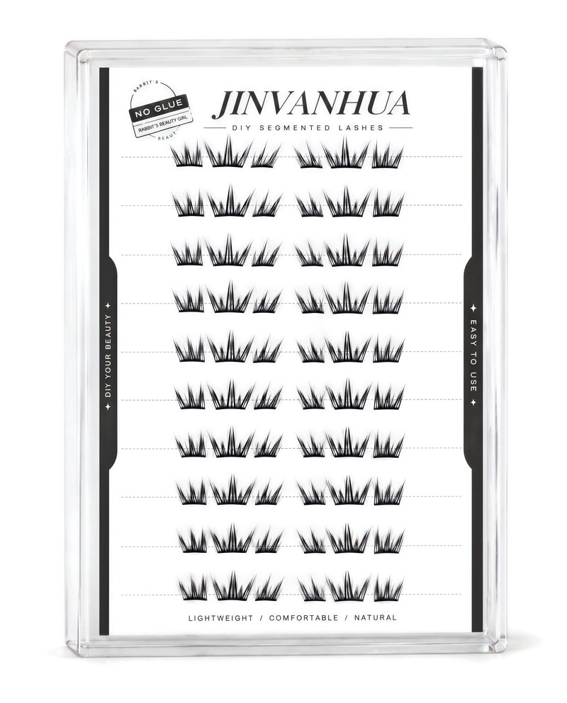 JINYANHUA Summer Lashes Glue-free cluster lashes