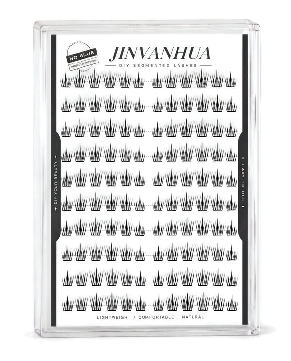 JINYANHUA Sunflower Eyelashes Glue-free cluster lashes