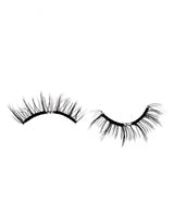 Magnetic false eyelashes, two lash strips laid side by side