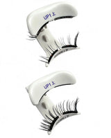 Pair of magnetic lash sets in white holder, labeled UP and DOWN