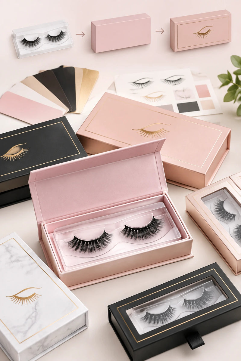 Custom lash packaging solutions for private label brands