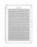 JINYANHUA 8D lash extension tray with multiple lash lengths in a clear case