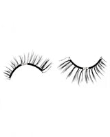 Magnetic false eyelashes set, natural wispy lashes with curled tips