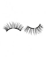 Pair of long black false eyelashes with thin band